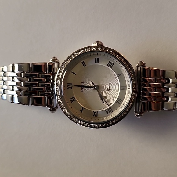 Fossil Women's Silver-Tone Watch with Crystal Accents - Picture 2 of 6